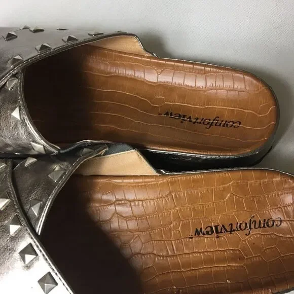 Comfortview women’s footbed studded sandals 10.5w - Picture 4 of 6